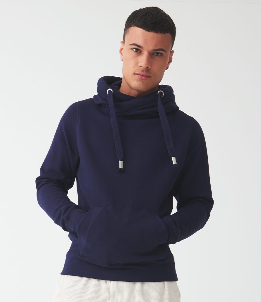 Branded AWDis Cross Neck Hoodie