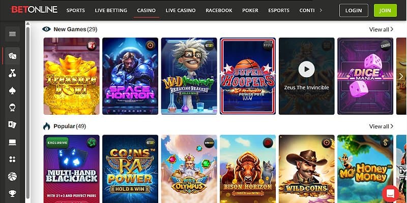 online slots casino
