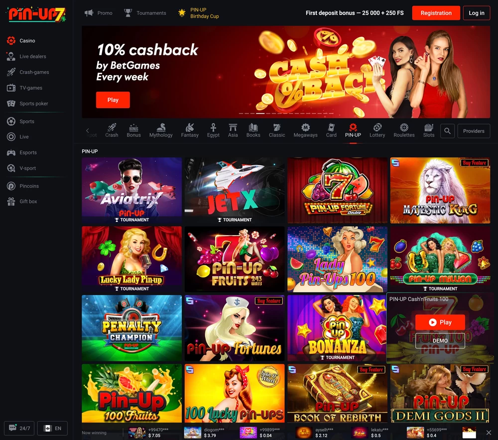 pin up casino online