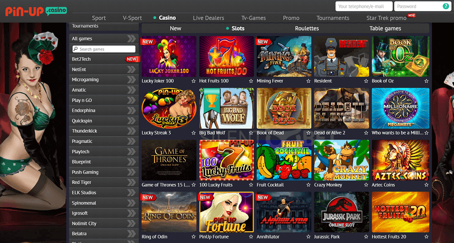 pin up casino online