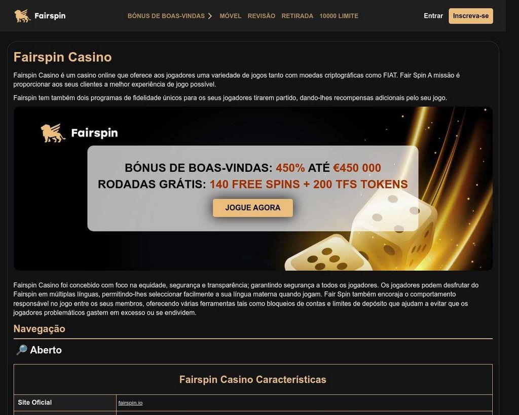 Fairspin Gambling Establishment Review|550% approximately EUR10k + 200 FS + $15 FB